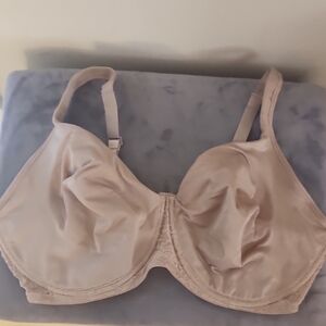 Ellen Tracy Tan Full-Coverage Bra with Adjustable Straps